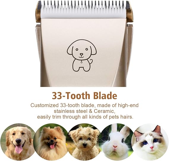 Kit de Corte de Pelo Inalámbrico "Abejón" – Grooming Profesional en Casa