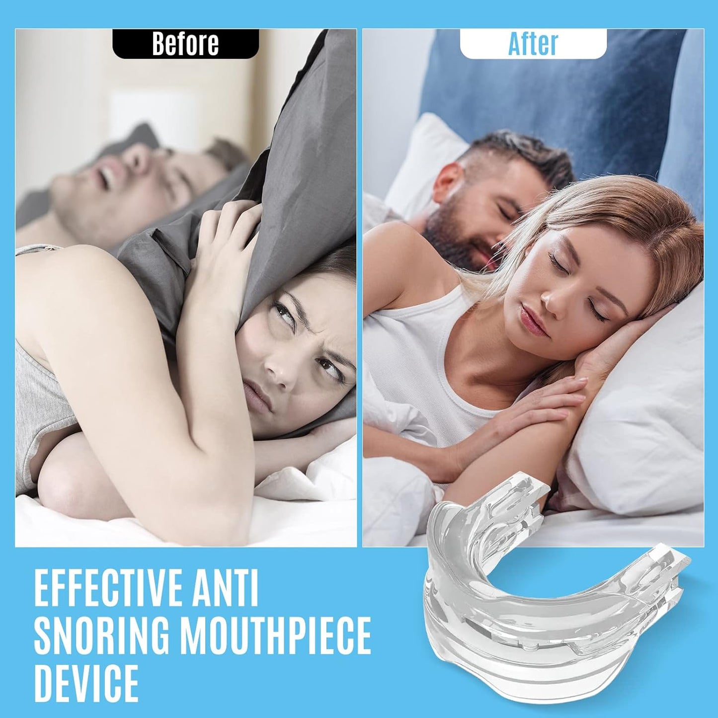 Bucal Anti Ronquidos – Duerme mejor, sin ruidos molestos