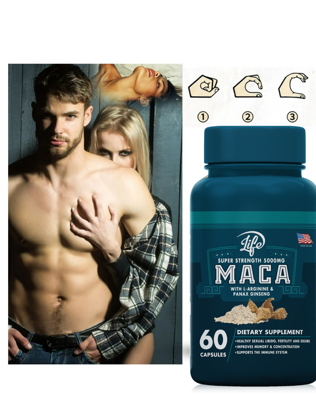 Maca en Cápsulas - 60 Unidades