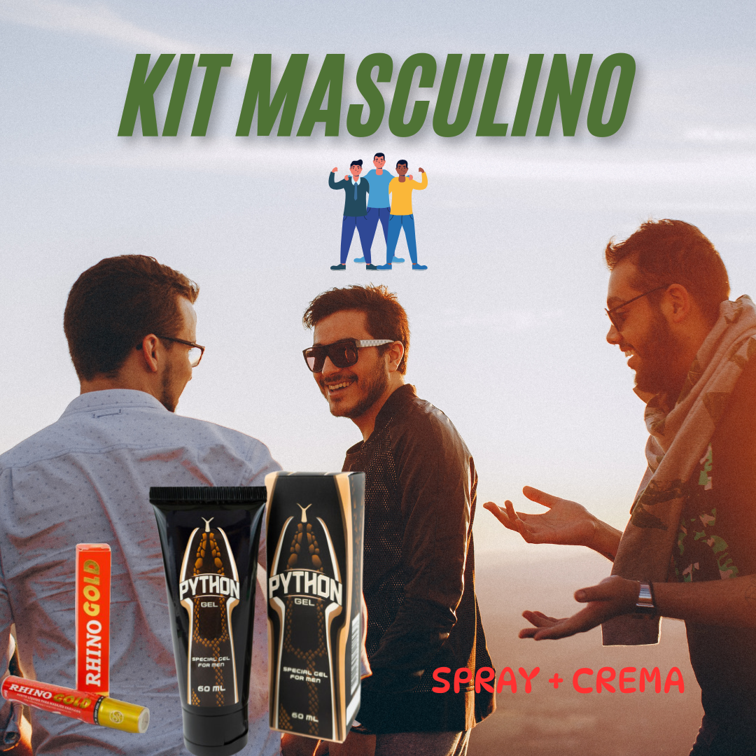 *Fortaleza Masculina* KIT MASCULINO SPRAY + CREMA
