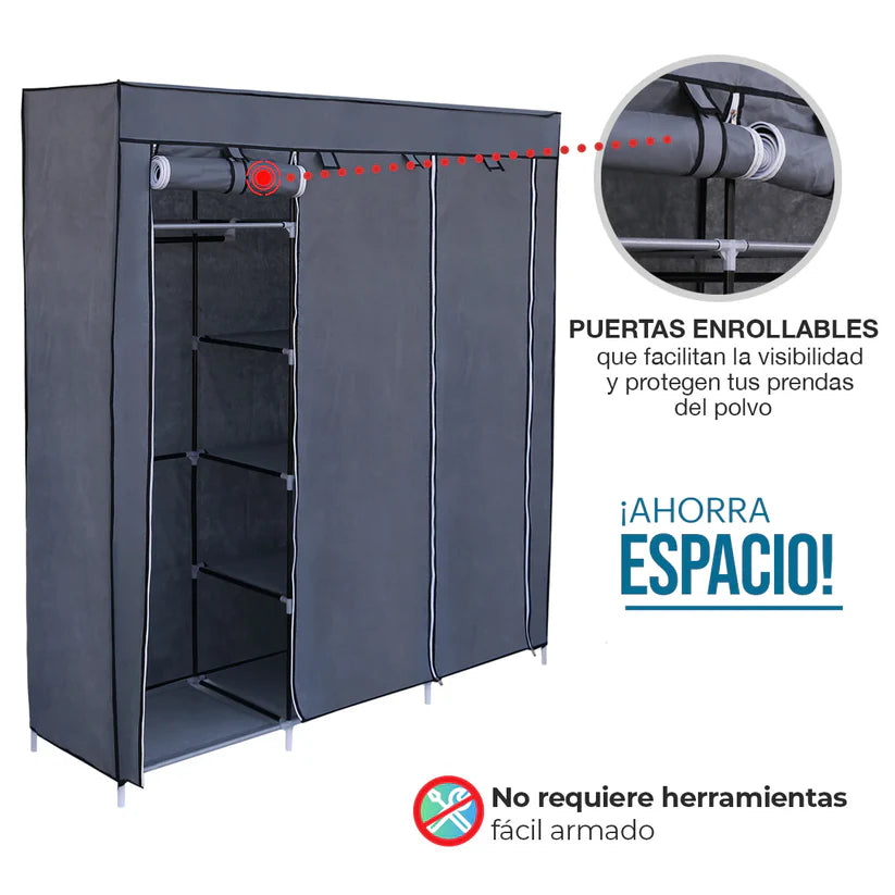 CLOSET ARMABLE 3 COMPARTIMENTOS