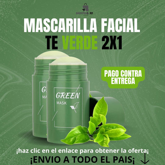 2x1 MASCARILLA FACIAL TE VERDE
