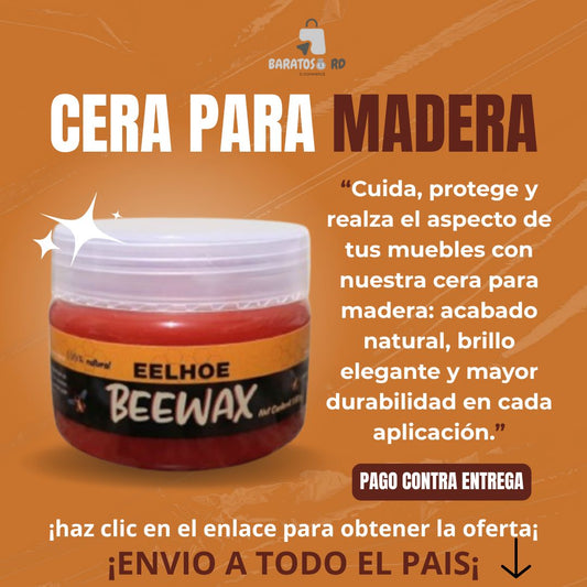 🐝 Beewax EELHOE – Cera de Abeja 100% Natural para Madera
