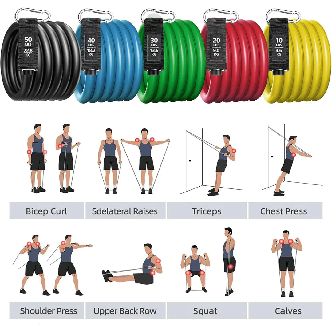 SET COMPLETO DE BANDAS PARA EJERCICIOS