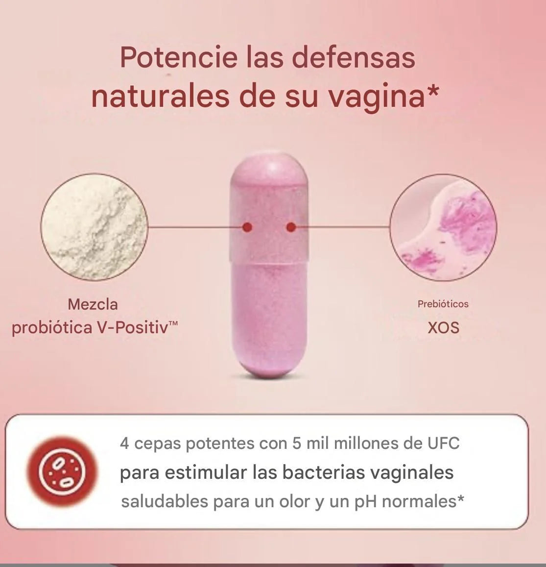 URO PROBIÓTICOS 🌺 Cuidado vaginal , 1 FRASCO DE 60 CAPSULAS