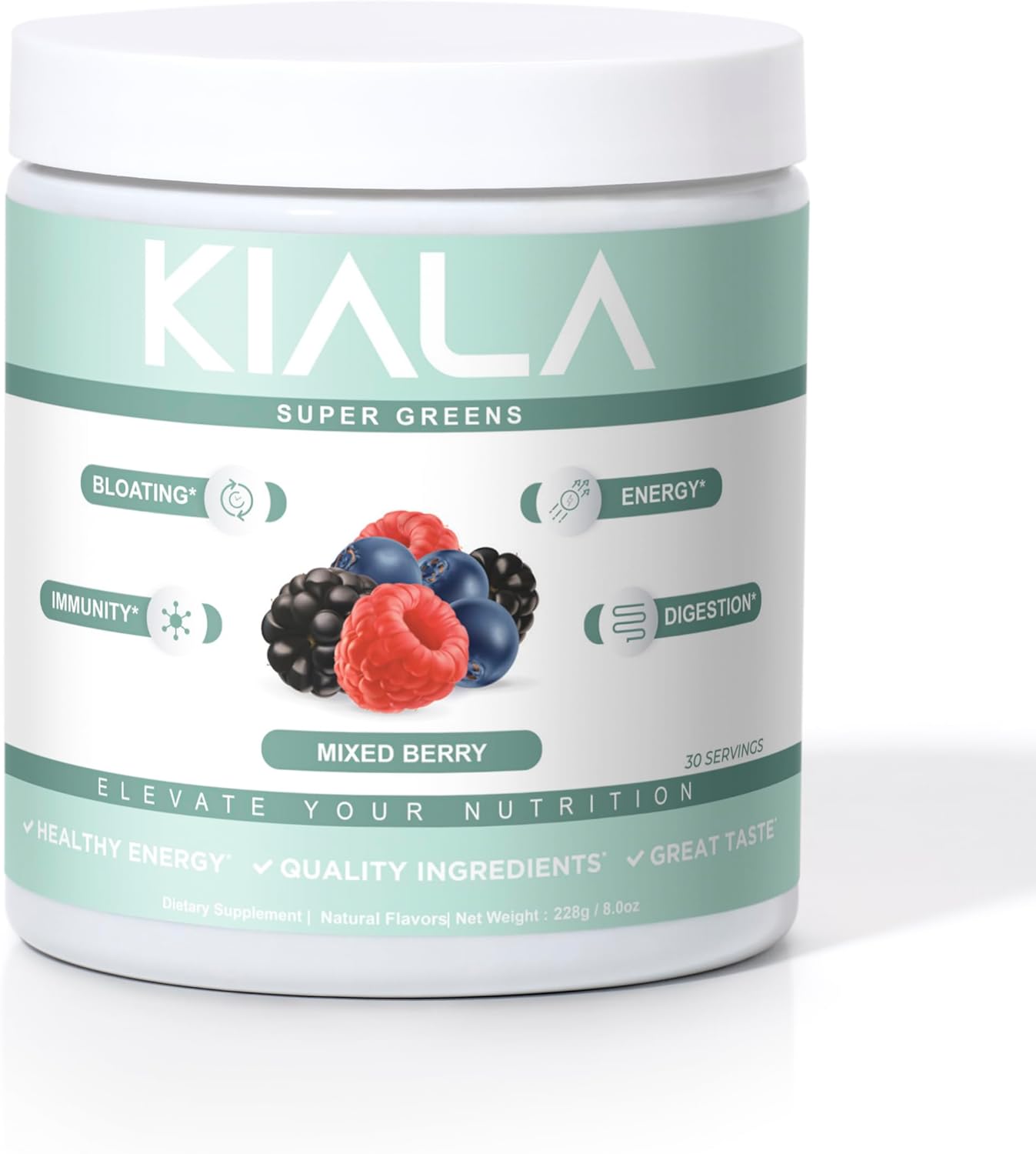 POLVO TE VERDE KIALA SUPERGREEN CON ESPIRULINA