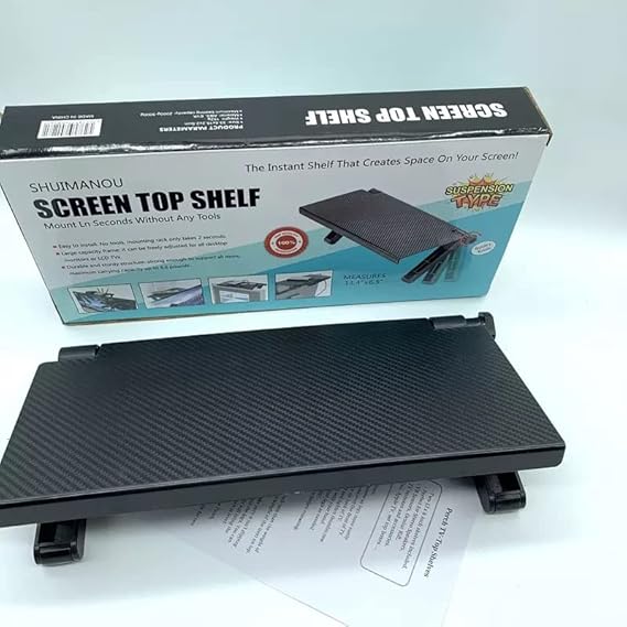 🖥️📚 Soporte Organizador para Pantallas – Screen Caddy Shelf