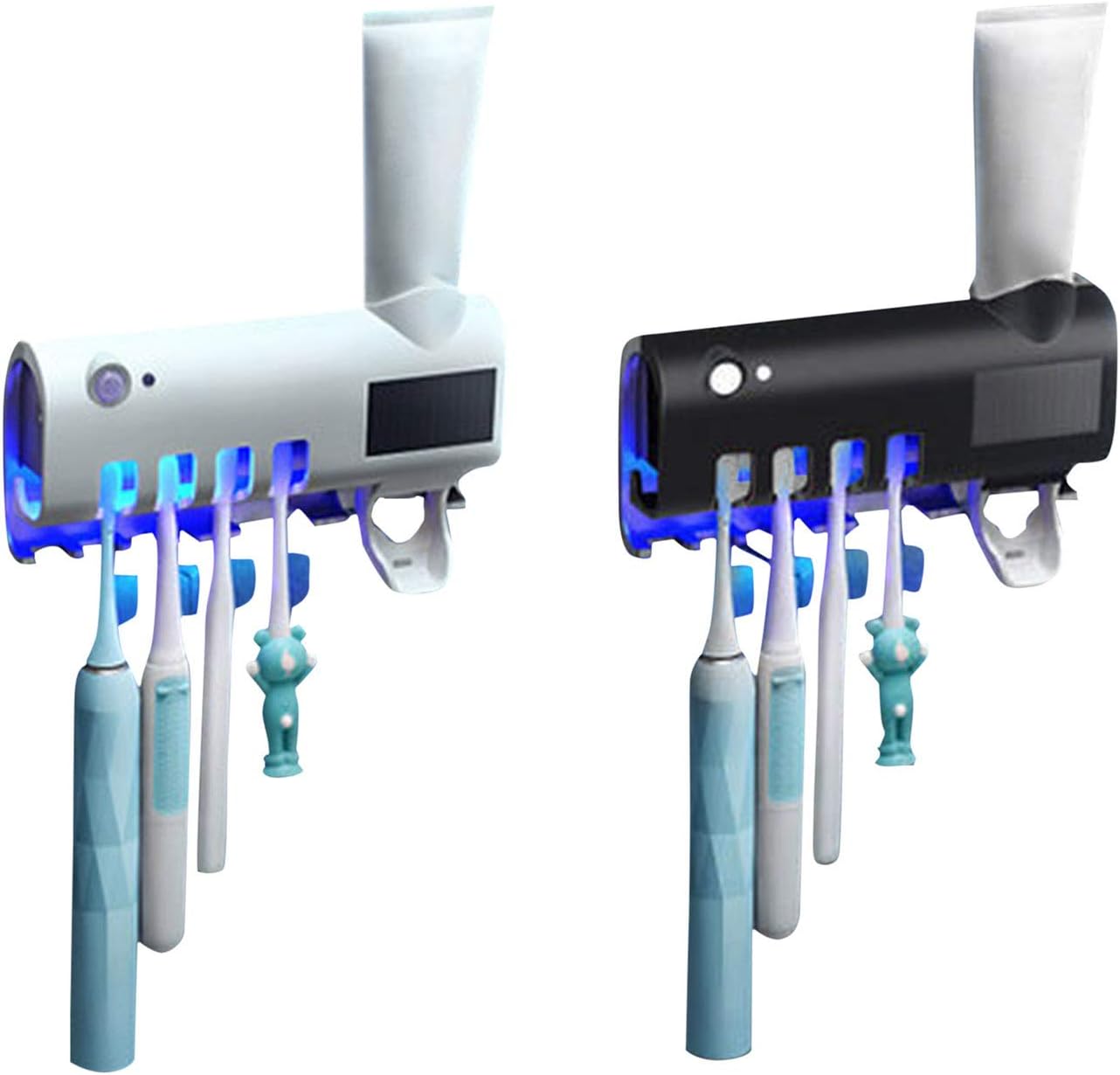 Soporte de Cepillos con Dispensador Automático – Organiza, Protege y Desinfecta