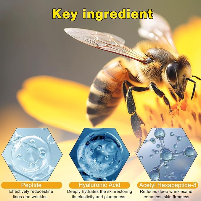 🐝✨ Botox Bee Venom – Crema Rejuvenecedora con Veneno de Abeja (20g)