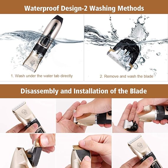 Kit de Corte de Pelo Inalámbrico "Abejón" – Grooming Profesional en Casa