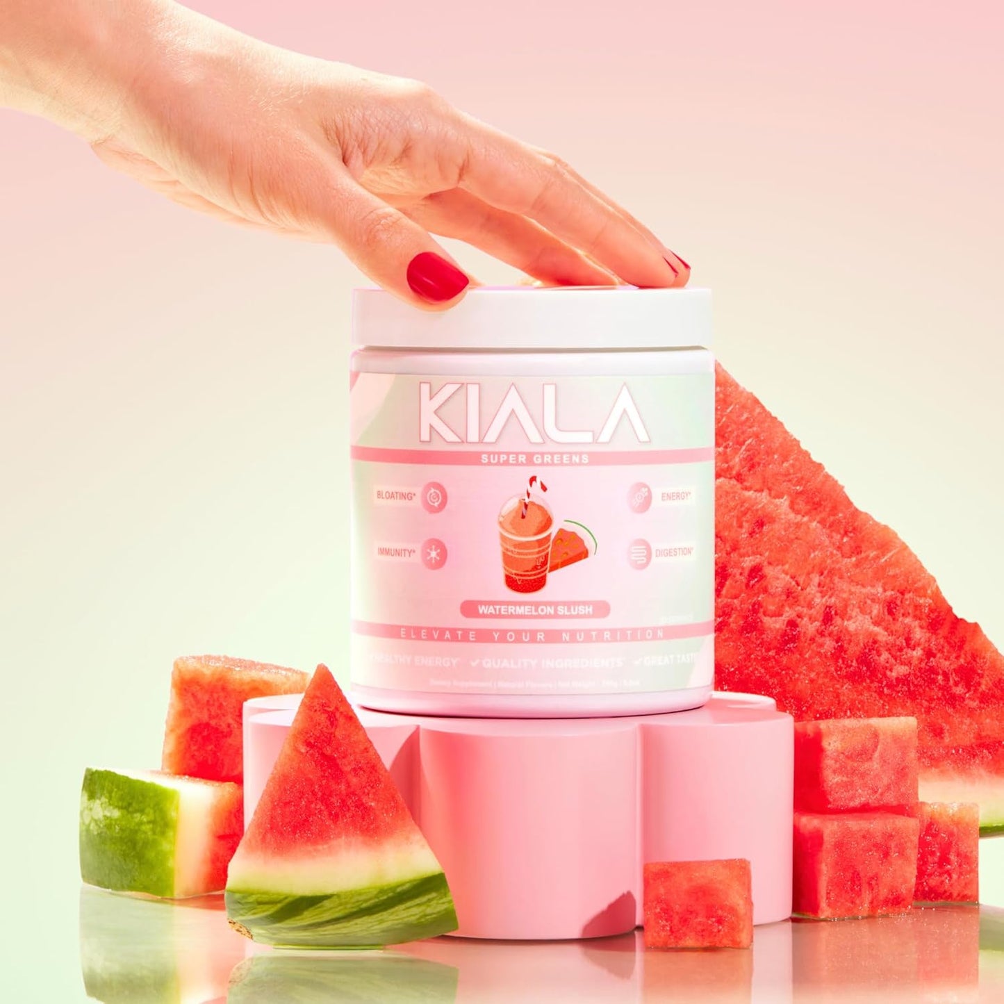 POLVO TE VERDE KIALA SUPERGREEN CON ESPIRULINA