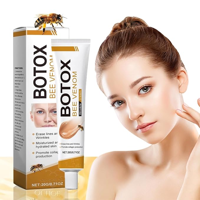 🐝✨ Botox Bee Venom – Crema Rejuvenecedora con Veneno de Abeja (20g)