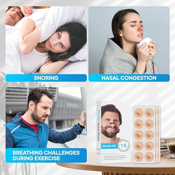 15 TIRAS NASALES ANTIRONQUIDOS