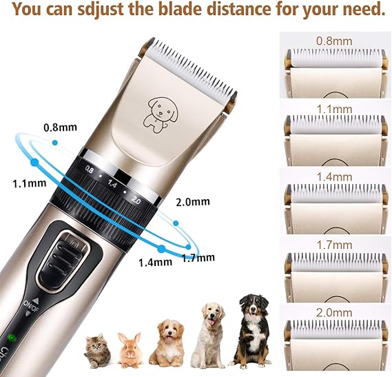 Kit de Corte de Pelo Inalámbrico "Abejón" – Grooming Profesional en Casa