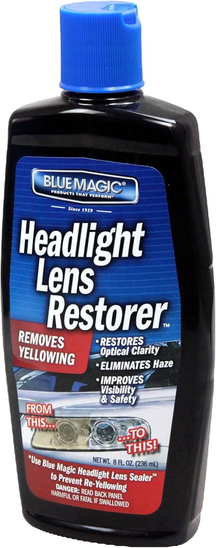 🔹 Blue Magic Headlight Lens Restorer – ¡Dale vida nueva a tus faros!