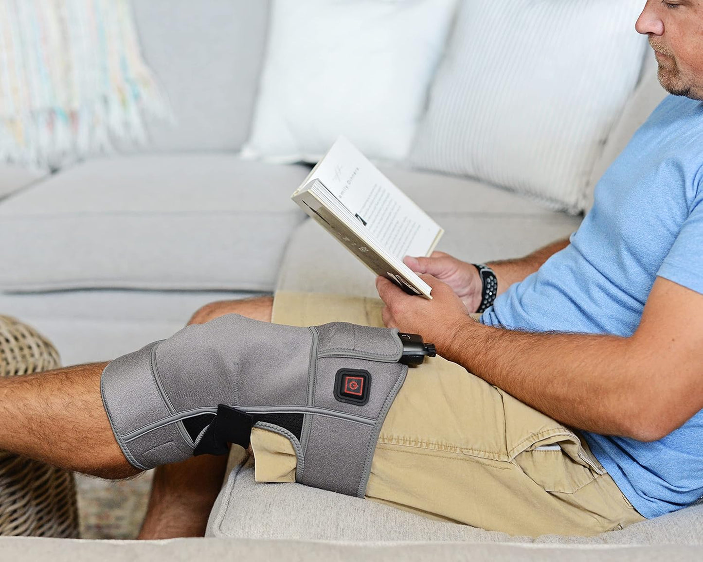 🔥 Rodillera Térmica con Masaje – Alivio Rápido y Profundo para tus Rodillas