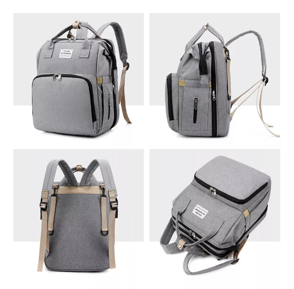 MOCHILA CON CAMBIADOR PARA BEBE