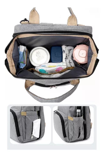 MOCHILA CON CAMBIADOR PARA BEBE