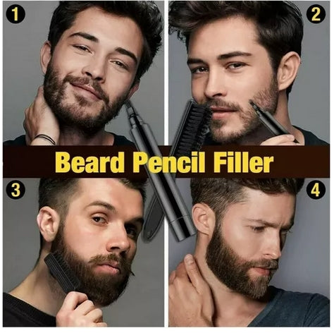 lápiz para rellenar barba, resistente al agua Y  duradero