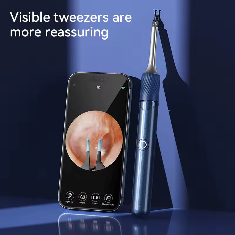 Limpiador de oídos con cámara