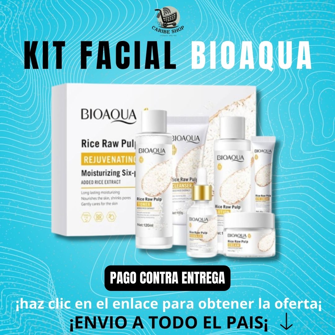 KIT DE LUJO LINEA ARROZ BIOAQUA - 6 PRODUCTOS