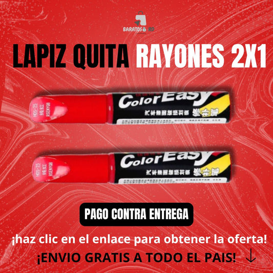 LAPIZ QUITA ARAÑAZOS 2X1