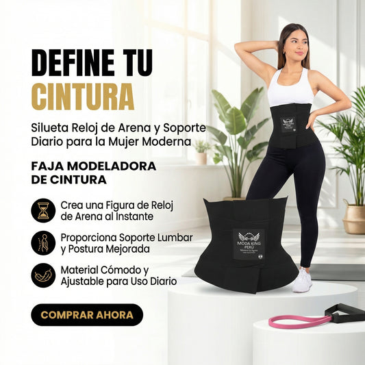 Faja Cinturilla tipo Reloj de Arena