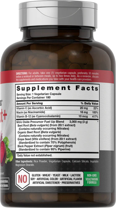💪 Horbäach Beet Root+ with Nitrates – Energía, rendimiento y salud vascular