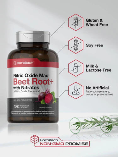 💪 Horbäach Beet Root+ with Nitrates – Energía, rendimiento y salud vascular
