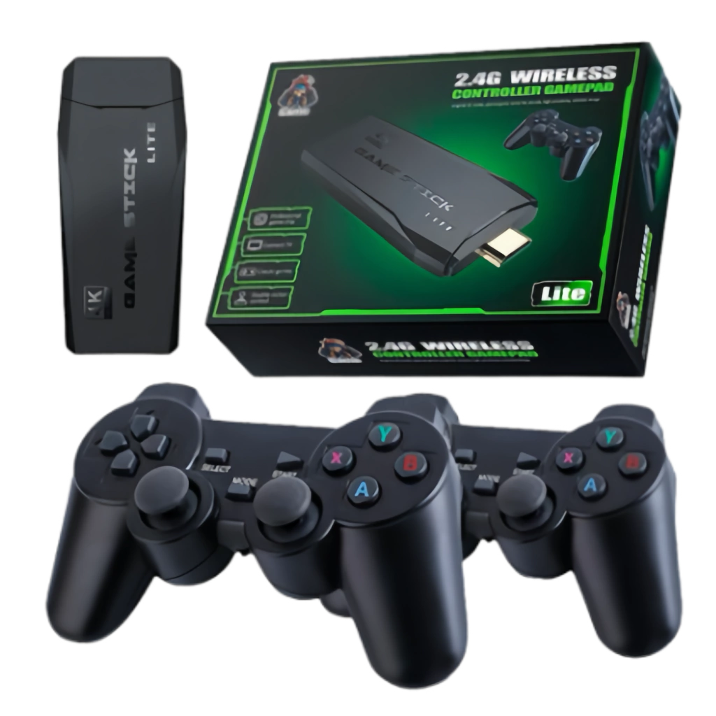 GameStick Lite 4k | Consola Retro - 20,000 JUEGOS Y 2 CONTROLES